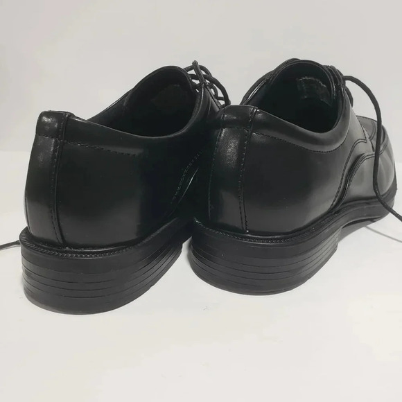 Dexter Comfort Black Dress Shoes with  Leather Lining,Lace up Shoe mens 9 1/2. - Picture 4 of 9